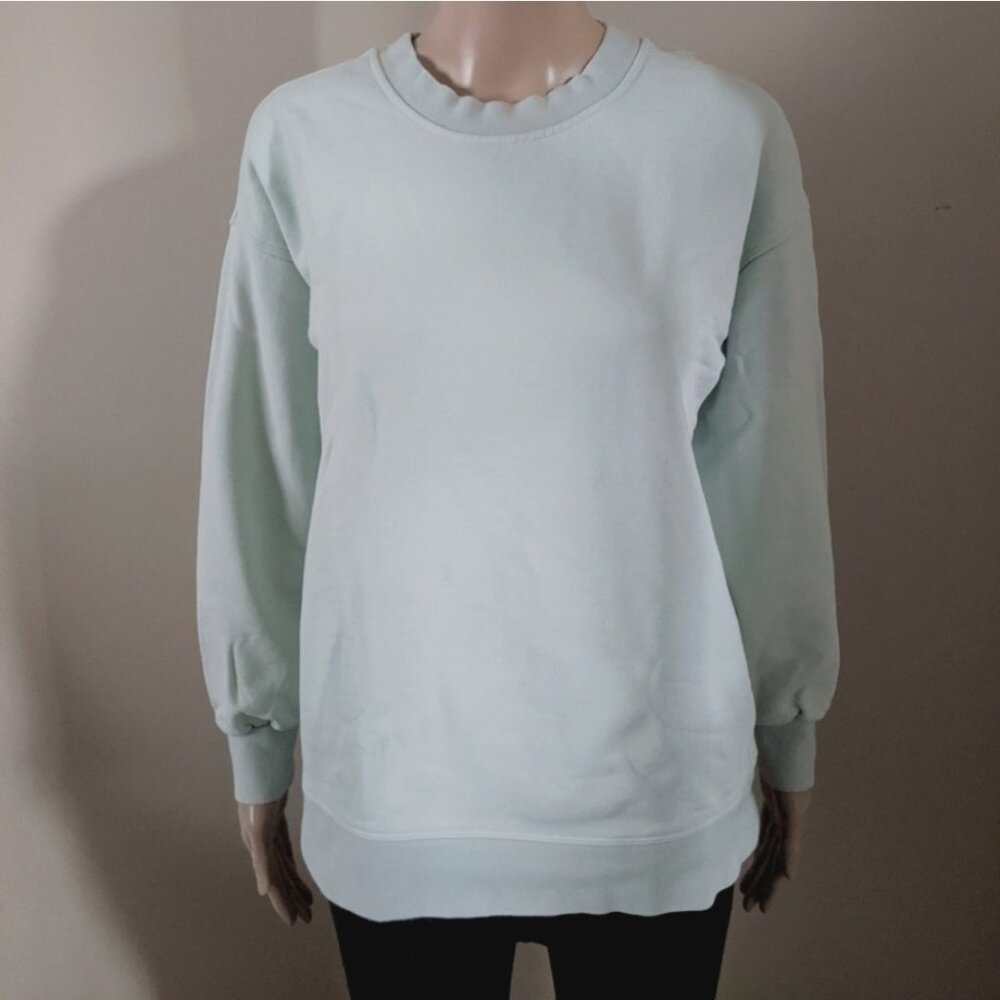 Lululemon Perfectly Delicate Mint crewneck sweater, oversized 4